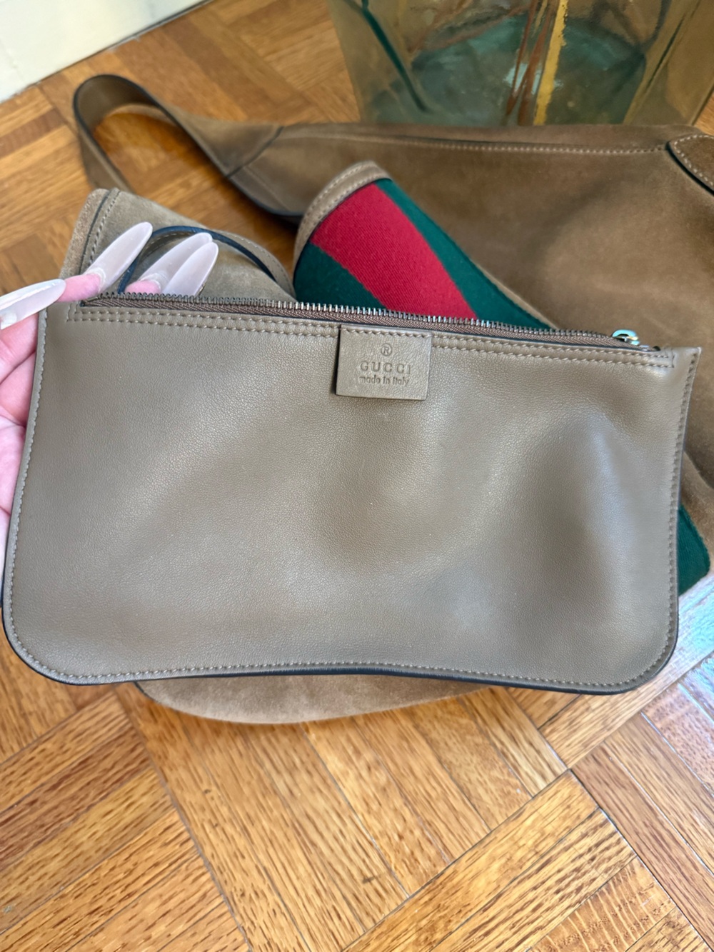 GUCCI Suede Jackie Vintage Large Hobo - Picture 9 of 12